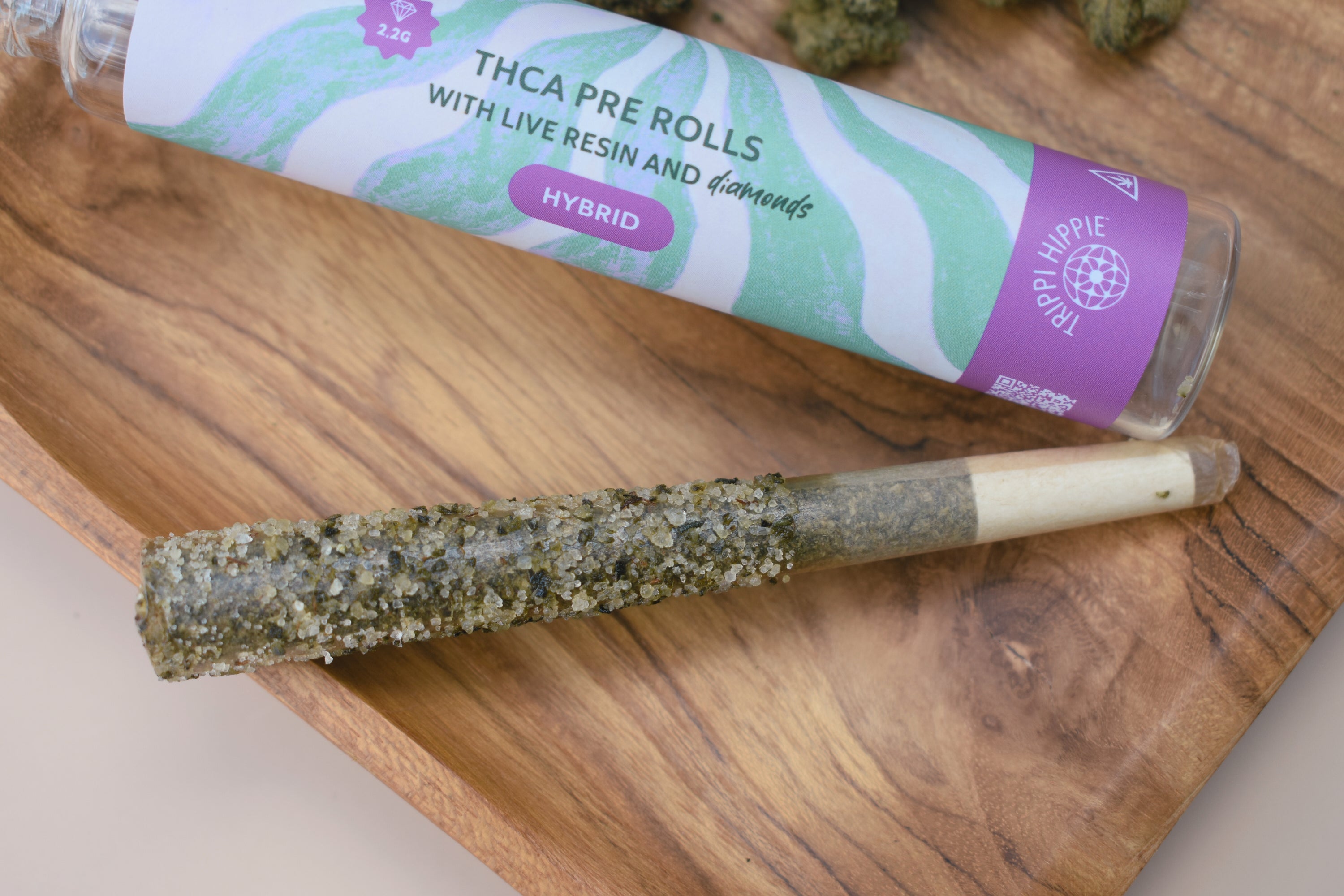 THC-A Pre-Rolls with Live Resin & Diamonds